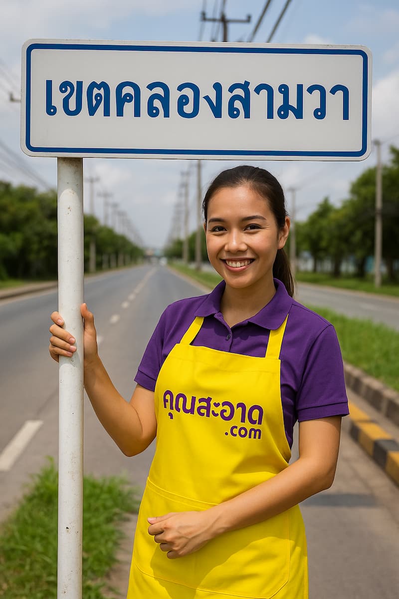 ทำความสะอาด คลองสามวา