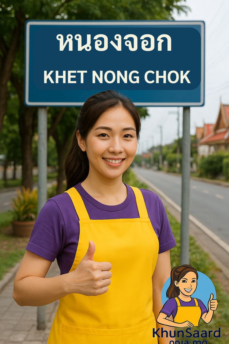 บริการทำความสะอาดเขตหนองจอก