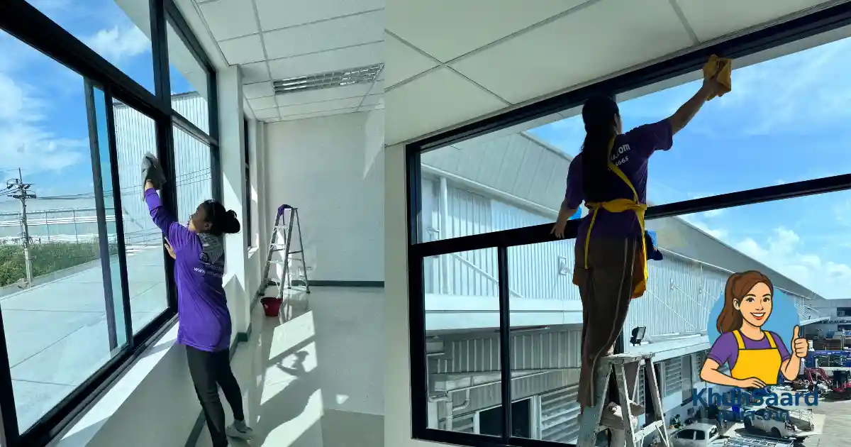 ทำความสะอาดลาดกระบัง 