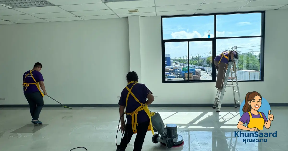 ทำความสะอาดลาดกระบัง 